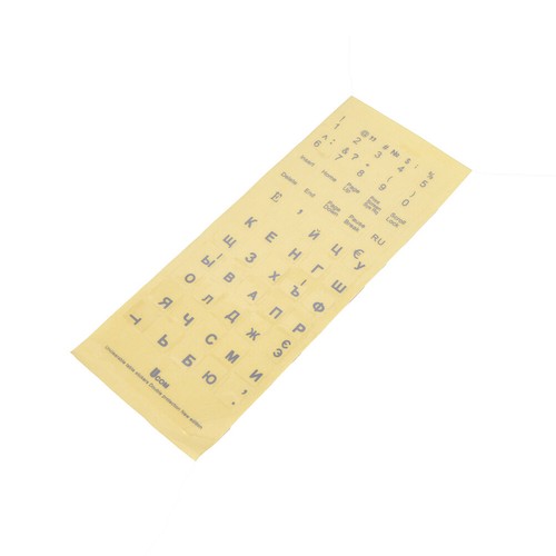Russian Transparent Keyboard Stickers Letters for Laptop Notebook Computer PC.Z0 - Picture 2 of 10