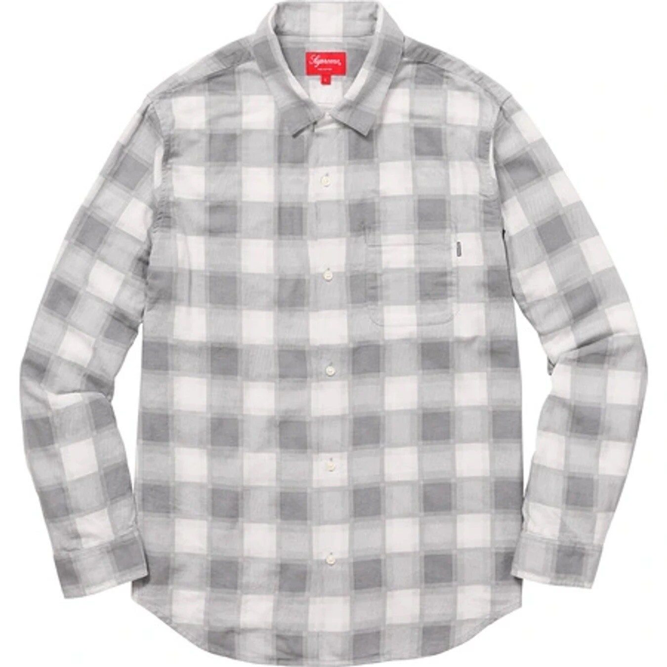 Supreme Printed Plaid Shirt TAN L