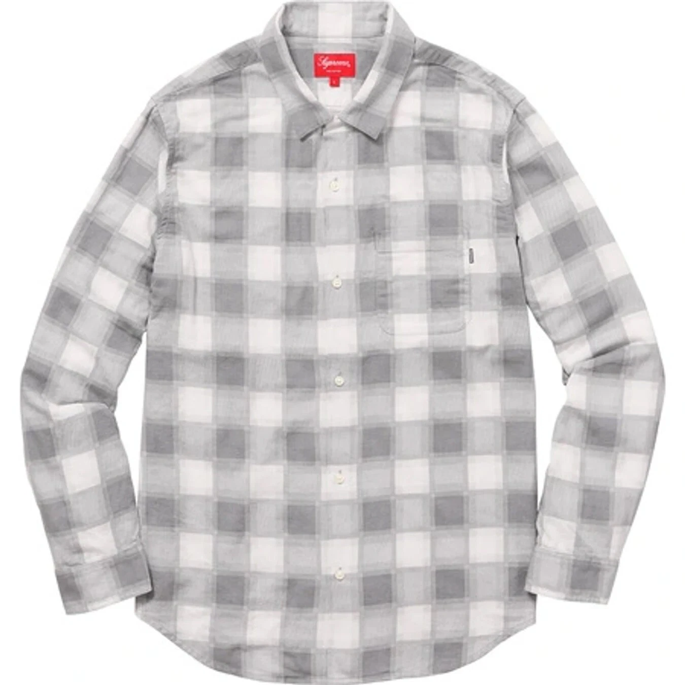 Chemise suprême en flanelle à carreaux imprimée