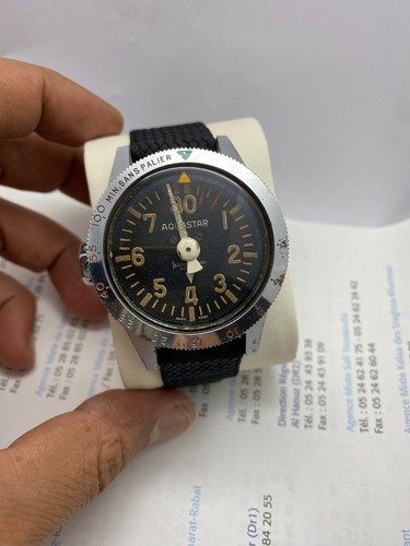 Aquastar Jean Richards Ref 111.1 depth gauge Vintage technical instrument Swiss - Picture 2 of 14