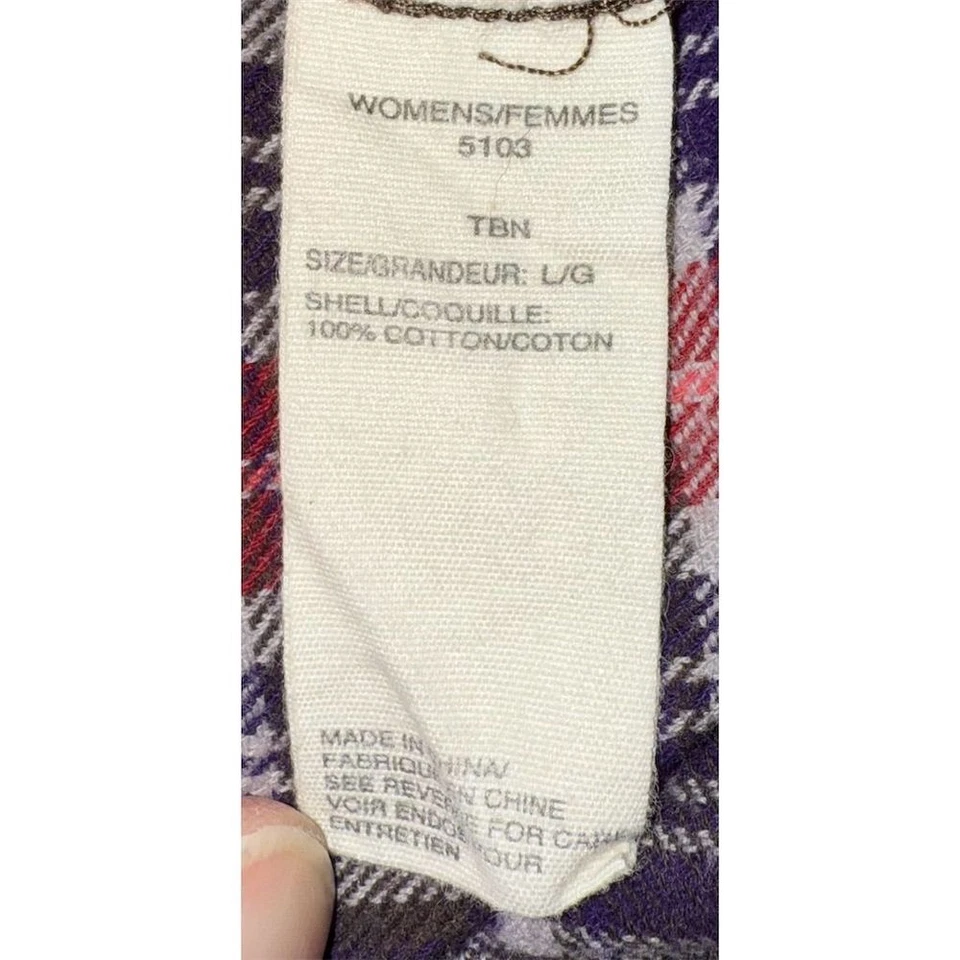 Camisa de vestir vintage de franela a cuadros Woolrich para mujer L hasta la rodilla Cabincore sin cinturón Foto 4 de 4