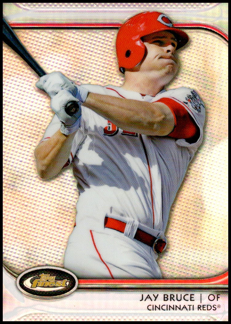 2012 Finest #4 Jay Bruce Refractor   Cincinnati Reds  Baseball Card