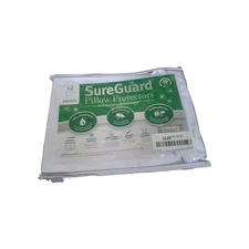 Pillow Protectors SureGuard King Waterproof Hypoallergenic Terry Finish 2-Pack