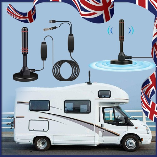 Home Boat Campervan Gain Digital Freeview Antenna DVBT TV Radio Aerial