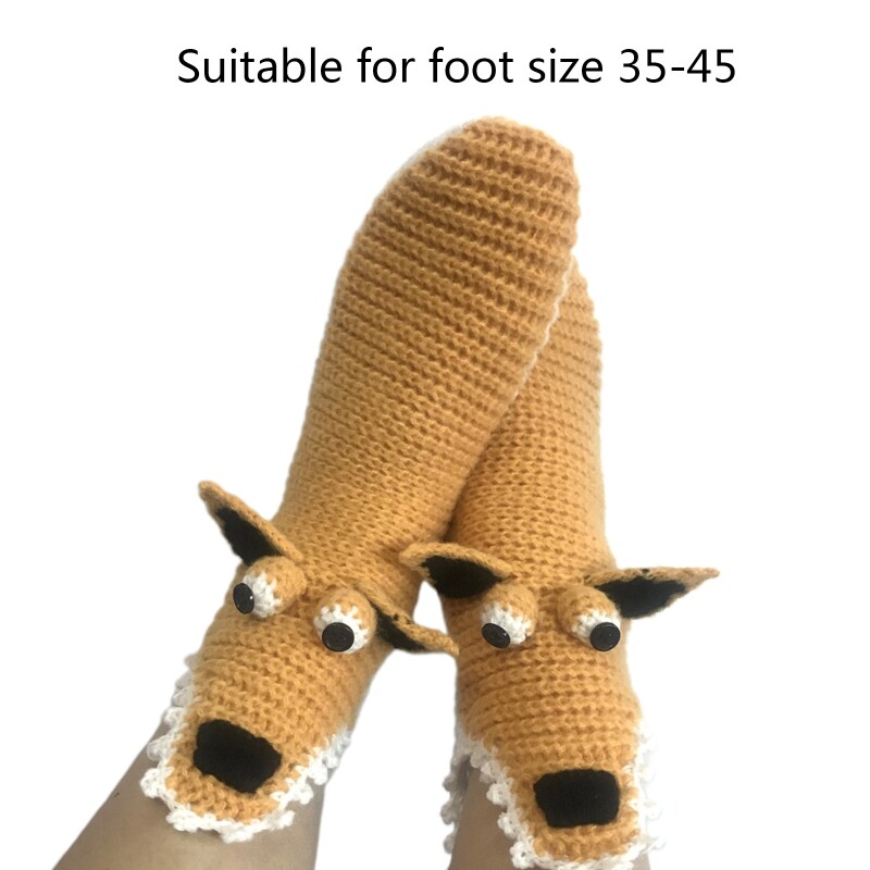 Novelty Crochet Knit Cartoon Socks Funny Warm Floor Stockings eBay