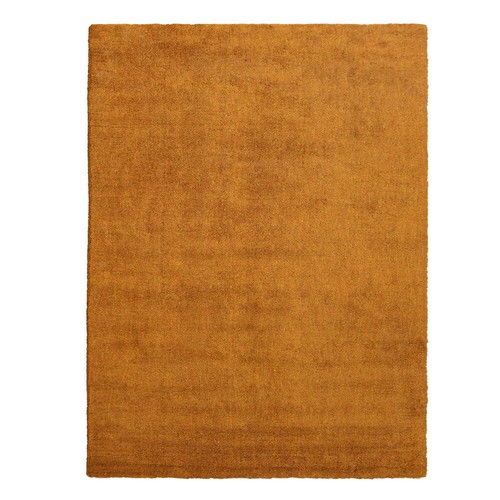 Eco-Friendly Hand Knotted Loom Silk Mix Area Rug Solid Orange BBH Homes BBLSM111 - Picture 41 of 88