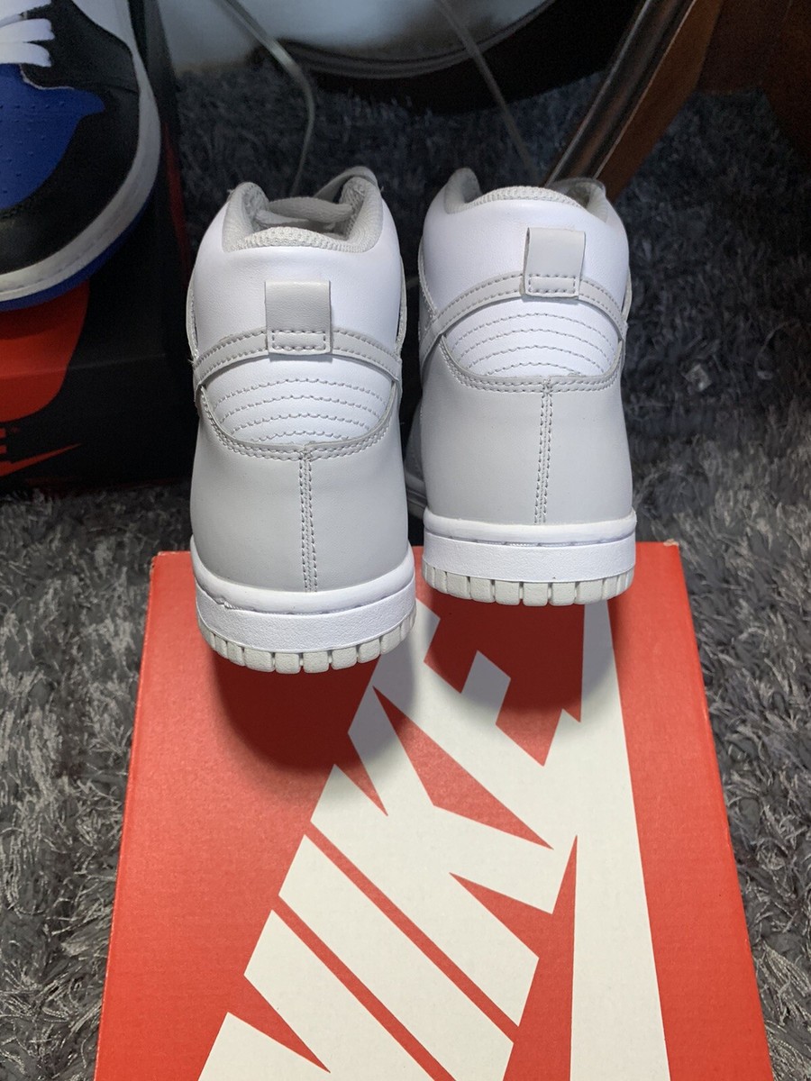 Nike Dunk High Vast Grey 4.5Y New Sneaker In Hand White Rare DS