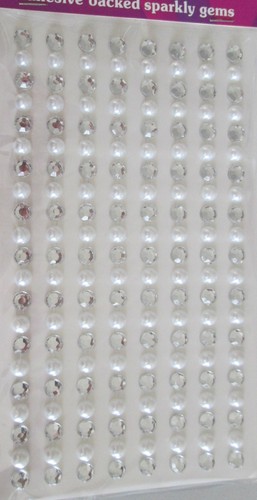 ELEGANZA SELF ADHESIVE GLITTER GEMS CRAFT STICKERS DIAMANTE VARIOUS DESIGNS. - Picture 12 of 60