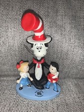 Dr. Seuss Cat In The Hat Ceramic Bobblehead, Official Movie Merchandise 2003 NIB