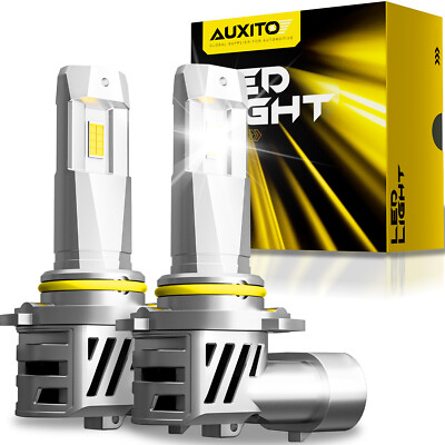 Auxito H11 Led Headlight Bulbs AUXITO 9005/HB3 LED Headlight Bulbs - High Beam Conversion Kit, 6500K White, 24,000LM Super Bright (Pair) 9004 Headlight Bulbs - Foto 8