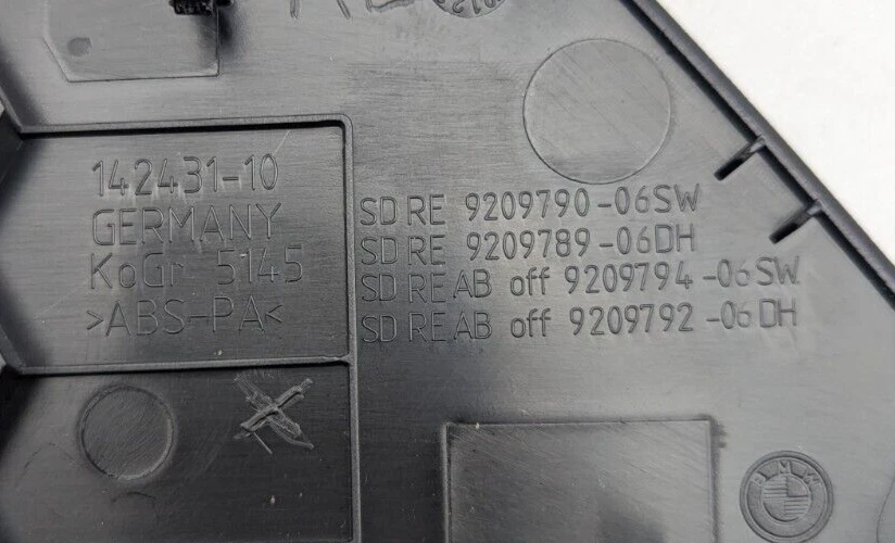 BMW 535i 535xi F10 2011-2016 lado derecho pasajero panel cubierta OEM 9209790 Foto 2 de 4