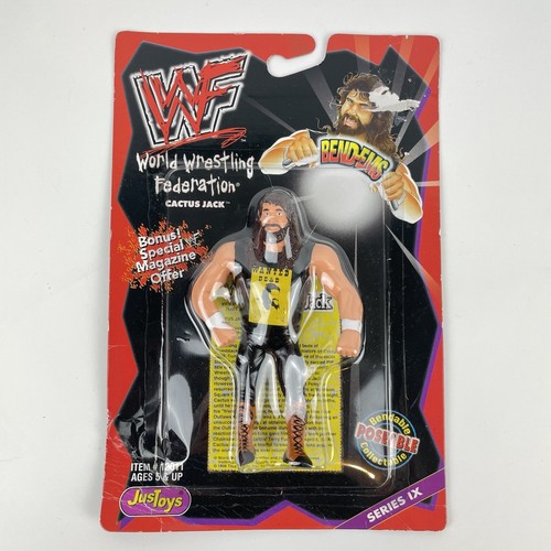 Cactus Jack Bend-Ems WWF 1998 Just Toys 4.5