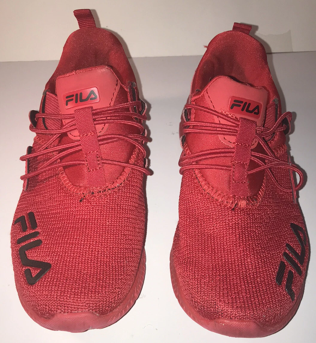 Fila Kids Slip On Athletic Shoes Red 3RM00506 604 Size 13