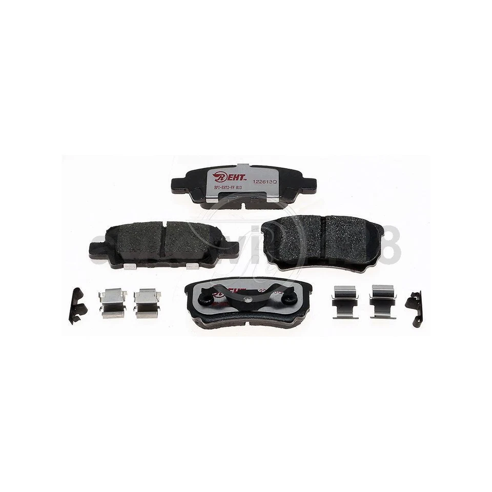 Juego de 2 juegos de pastillas de freno delanteras traseras para Dodge Caliber 2008 2009 2010 2011 2012 Foto 2 de 4