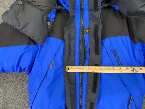 Marmot Expedition Parka Jacke Herren Small abnehmbare Kapuze Gänsedaunen Gore Tex - Bild 19 von 23
