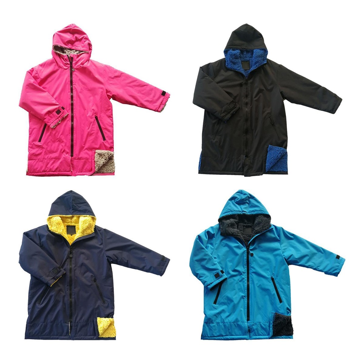 Hooded Kids Changing Robe Jacket Quick Drying Long Sleeve Surf