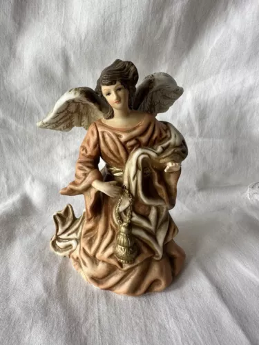 Estate Porcelain Musical Angel  “Joy to the World” RR Roman