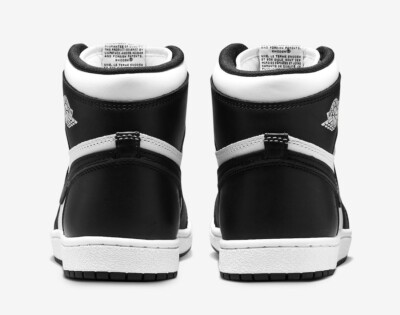エアジョーダン1 HIGH OG BLACK and WHITE 26.5 Air Jordan 1 High 85 “Black White” Takes Flight in February