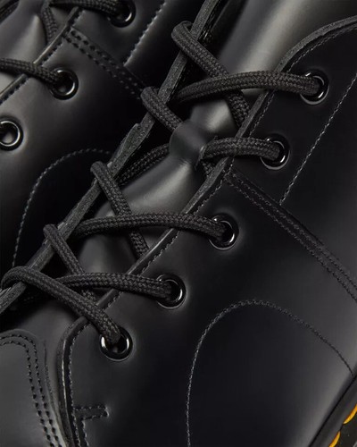 Bottes de singe en cuir lisse Dr. Martens Church neuves tailles américaines 26256001 - Photo 5/8