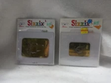 Sizzix- Embossing Folders Lot/Set Of 2. Ladybug Flowerpot NEW