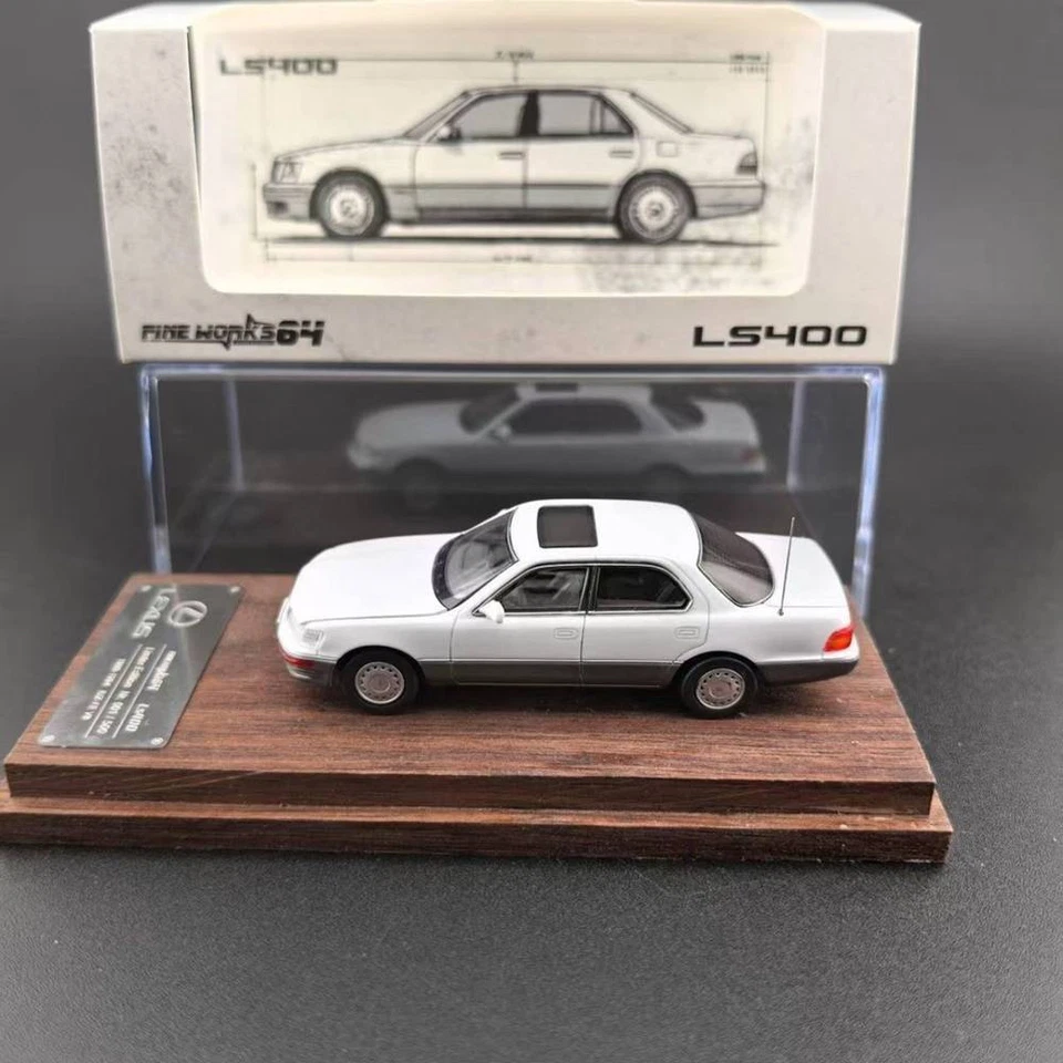 Миниатюрные литые игрушки модели автомобилей подарки Lexus LS400 XF10 UCF10 1:64 Fine Works - Изображение 3 из 4