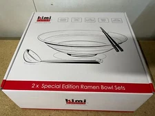 Kimi Cuisine Ramen Bowl Set (Service For 2) 37 Oz Capacity C62