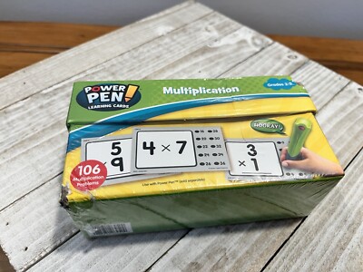 Teacher Created Resources Power Pen Learning Cards Multiplication Grades 2-5 Edu