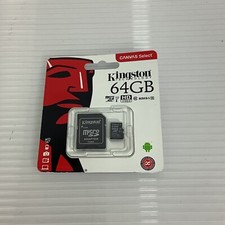 Kingston MicroSD SDXC 64GB Memory Card Class10 Memory TF with SD Card