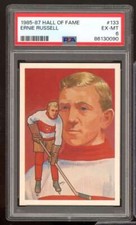 Ernie Russell Card 1985-87 Hall Of Fame #133 PSA 6