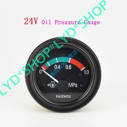 2" 52mm Oil Pressure Gauge Oil Press Meter W/ 1/8 NPT Sensor 0-100 PSI LED 12V E - Foto 7