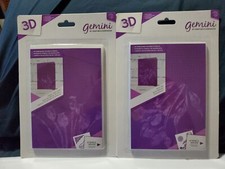 Crafters Companion 3D Embossing Folder And Stencil SET OF 2