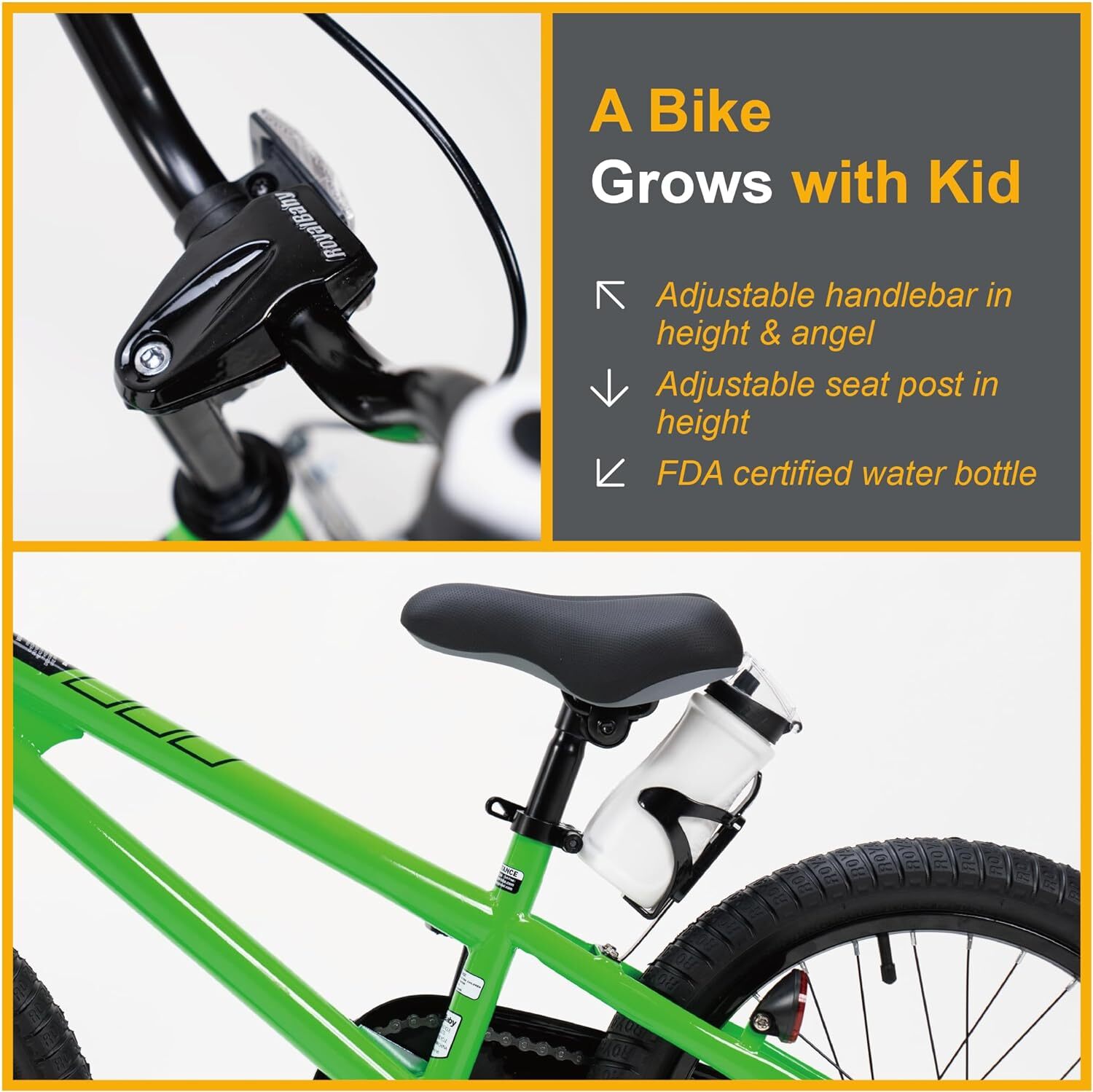  Freestyle Kids Bike 12 14 16 18 Inch Bicycle for Boys Girls Ages 3-10