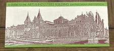 Vintage 1968 Smithsonian Guide Brochure Arts & Industries Building Washington DC