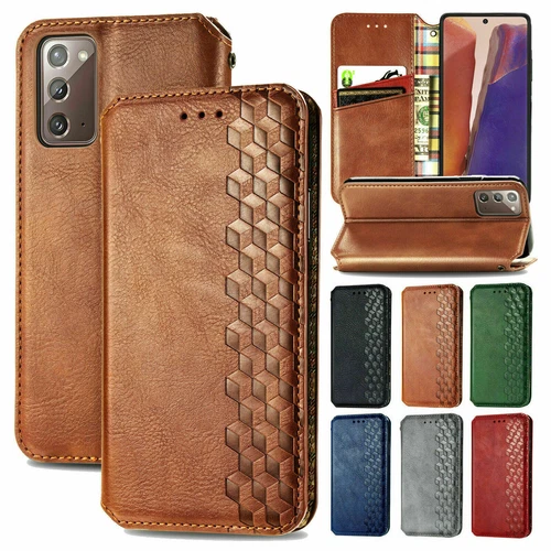 For Samsung Galaxy Note 20 Note 20 Ultra Leather Wallet Magnetic Flip Case Cover
