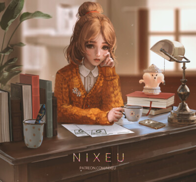Anime Nixeu Women Girls Women Indoors Watermarked  Gaming Mat Desk 41356