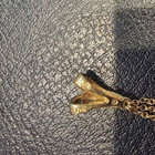 10k dangle pendant with diamond accents — photo 3