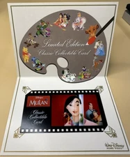 Disney Limited Edition Classic Collectible Card Mulan