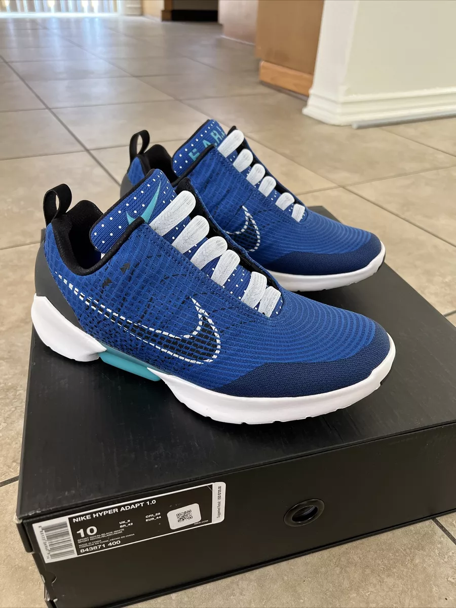NIKE HYPERADAPT 1.0 TINKER BLUE DS NEW AUTHENTIC 843871 400