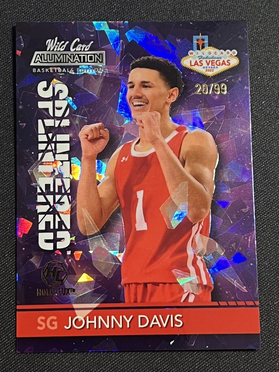 JOHNNY DAVIS 2022 Wild Card Alumination Basketball Splintered Holo-Lux /99  | eBay