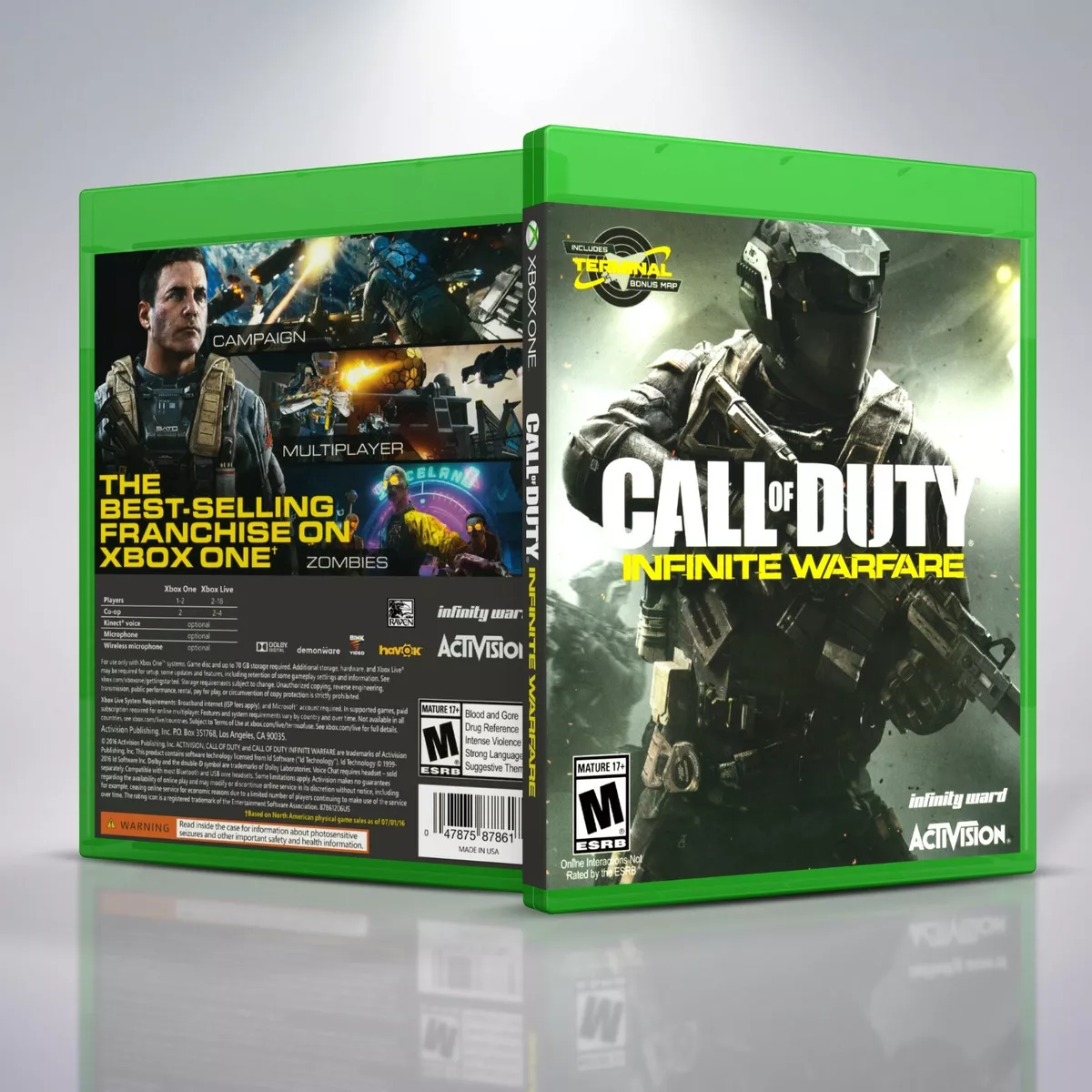 Call of Duty: Black Ops II Xbox 360 Replacement Game Cover Art Work