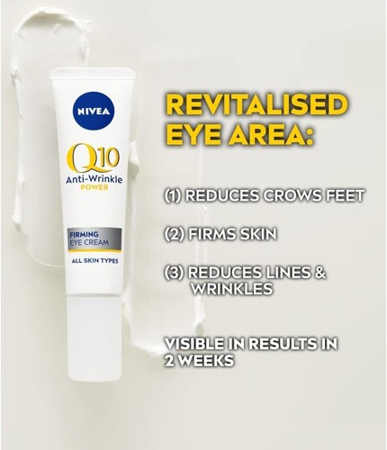 NIVEA Q10 Power Anti-Ageing Eye Cream with Anti-Wrinkle Firming Power 15-ml - Picture 6 of 7