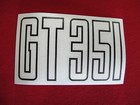 <!--F#f_0-->FORD XB GT 351 REAR BEAVER BOOT PANEL DECAL IN BLACK SUIT SEDAN OR COUPE NEW <!--F/-->