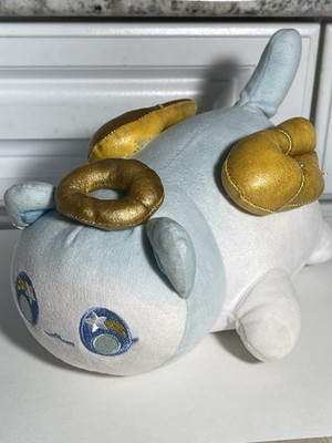 Aphmau MeeMeows Angel Cat Plush White Gold Halo Wings Stuffed Animal LARGE 9 