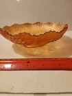 vintage Imperial Glass Marigold Carnival Glass serving bowl,