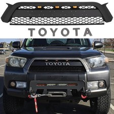 Grille For 2010 2011 2012 2013 Toyota 4runner Bumper Grill Wletters Matte Black