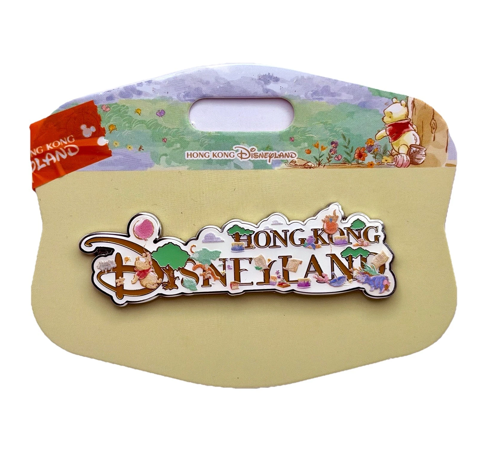 Disneyland Hong Kong Exclusive Logo Pin 2026 Winnie The Pooh & The Friends