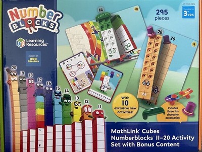 Learning Resources - Zahlenblöcke - MathLink Würfel - 11-20 Aktivitätsset