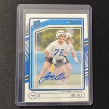 🚛GN 2024 PANINI DONRUSS FOOTBALL RATED ROOKIE AUTO /199 RC JOE ALT #320