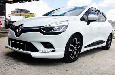 Für Renault Clio 4 FL Sport Frontlippe 2016-2019 Roh Vakuum Kunststoff Blende