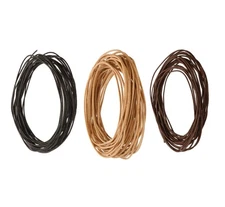 Genuine Leather Cord 0.5mm for jewelry making and other projects 5 yards section